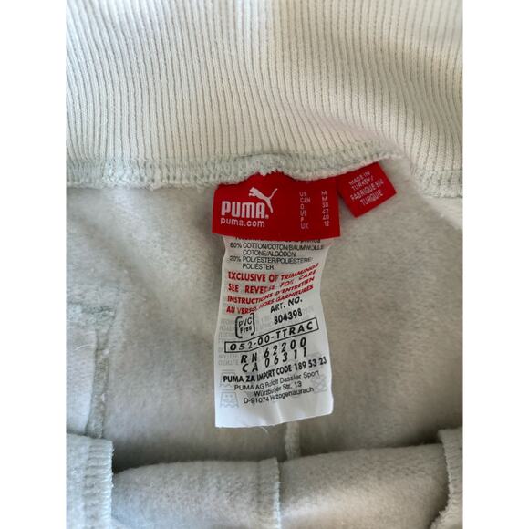 PUMA STRAIGHT LEG RAW HEM SWEATPANTS NWOT SIZE MEDIUM - Picture 7 of 7